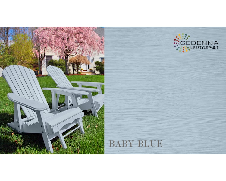 farvekort udendoers traemaling BABY BLUE